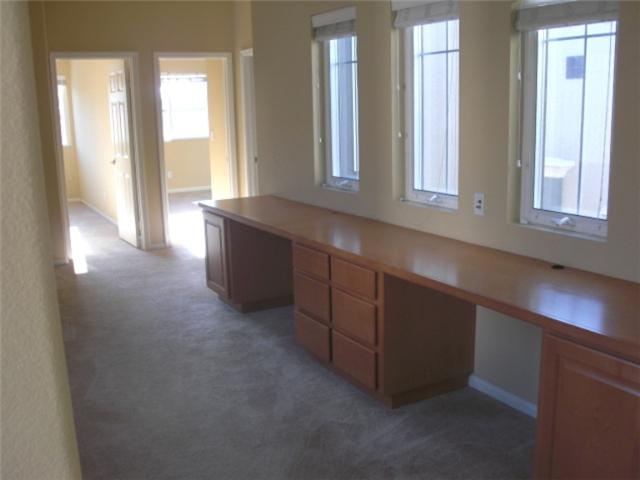 Walk Through Office with built in desk